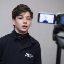 Kameratraining für die Nachwuchsfahrer: Kartfahrer Marius Zug 